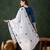 Women's teal rayon cotton kurta set