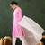 Women's pink rayon cotton kurta set