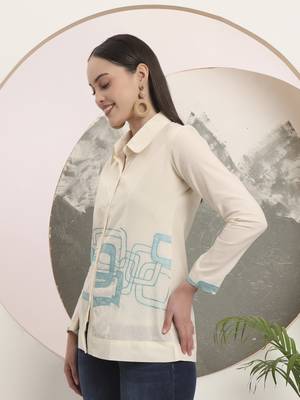 white pure cotton top with embroidey 2