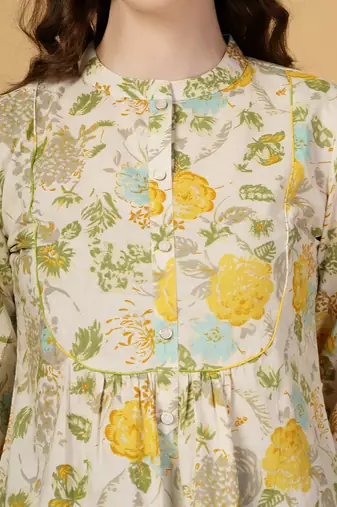 cream pure cotton top