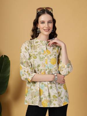 cream pure cotton top 5