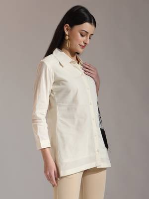 white pure cotton top with exquisite embroidery 5