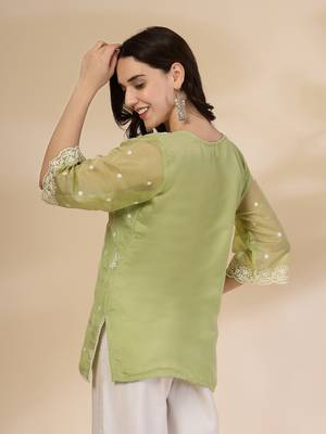 green organza top 3