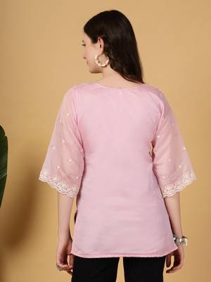 pink organza top 3