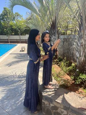 Designer Mother & Daughter Matching Set Kaftan Dress 2
