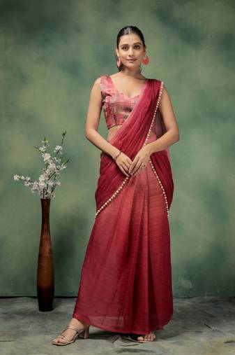 Embellished ready to wear saree