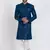 Teal designer indo western set for men
