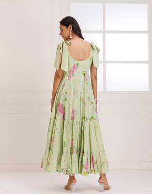 Rangreza pista green handpainted tier suit set - set of 2 2