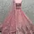 pink sequined embroidery marriage party lehenga set choli with dupatta