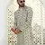 Leaf printed green mandarin collor cotton summer kurta