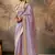 Lavender Silk Weaving Work With Tussles Designer Saree