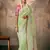 Light Green Silk Weaving Work With Tussles Designer Saree