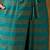 Women teal viscose rayon ethnic motifs printed straight kurta palazzos with dupatta