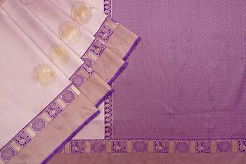 Pink Banarasi soft silk blend Saree With Blouse piece 5