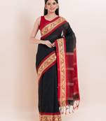 Pure cotton handloom saree with blouse fabric