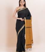 Pure cotton handloom saree with blouse fabric