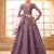 purple embroidery net lehenga set choli with dupatta with dupatta