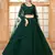 green embroidered net mehendi lehenga set choli with dupatta