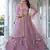 Purple Embroidered Net Bridesmaid Lehenga Choli