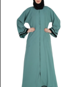 Sana Nida Dubai Sea Green Abaya