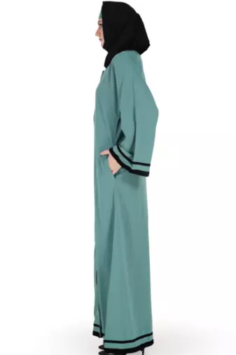 Sana Nida Dubai Sea Green Abaya
