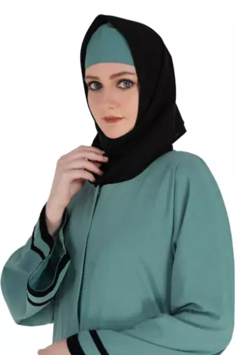Sana Nida Dubai Sea Green Abaya