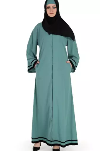 Sana Nida Dubai Sea Green Abaya