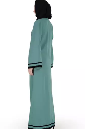 Sana Nida Dubai Sea Green Abaya