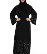Saida Nida Dubai Black Abaya