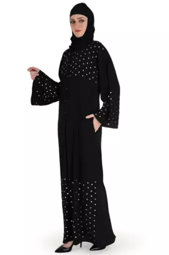 Saida Nida Dubai Black Abaya