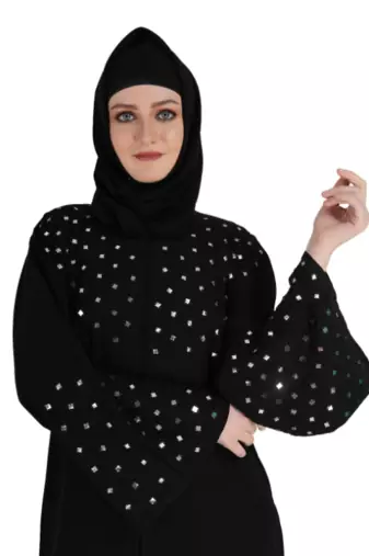 Saida Nida Dubai Black Abaya