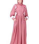 Fancy Nursing Friendly Soft Rayon Abaya