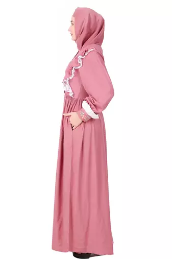 Fancy Nursing Friendly Soft Rayon Abaya