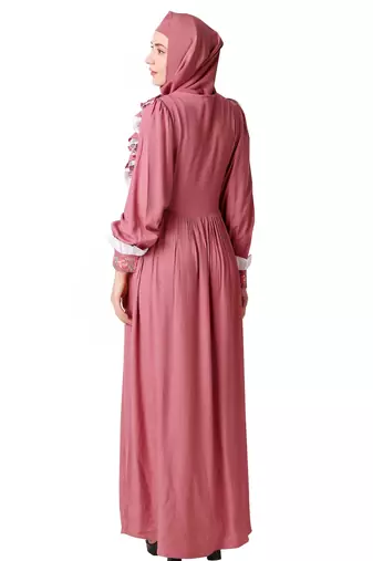 Fancy Nursing Friendly Soft Rayon Abaya