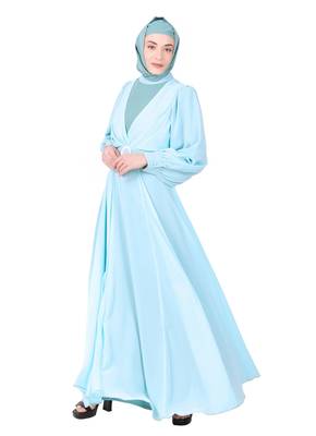Nida & Georgette Relaxed Fit Abaya 2