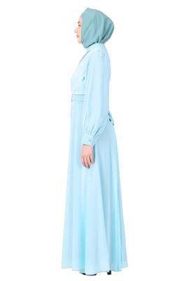 Nida & Georgette Relaxed Fit Abaya 3