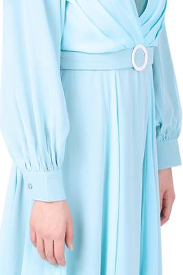 Nida & Georgette Relaxed Fit Abaya 8