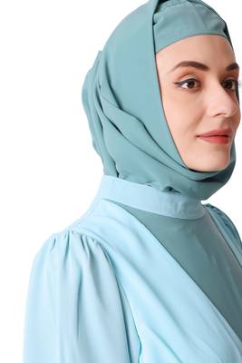 Nida & Georgette Relaxed Fit Abaya 9