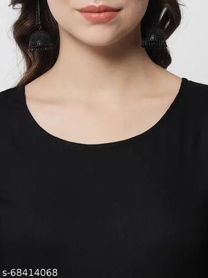 Black Short A Line Anarkali With Palazzo & Heavy Dupatta 5