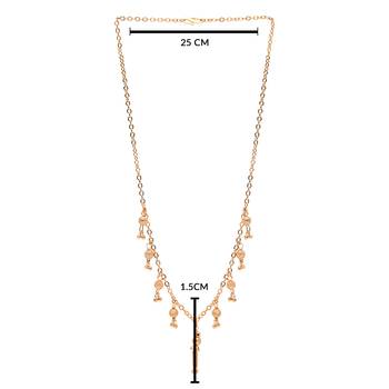 gold plated chain ethnic beadwork necklace jewellery set  4