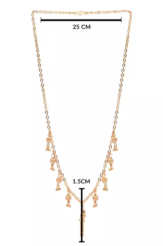 gold plated chain ethnic beadwork necklace jewellery set 
