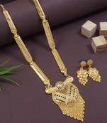 traditional long necklace jewellery set 
