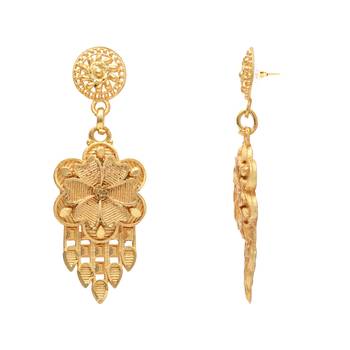 traditional long necklace jewellery set  5