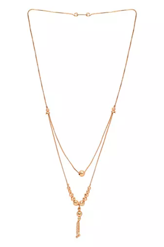 ethnic long chain necklace set 