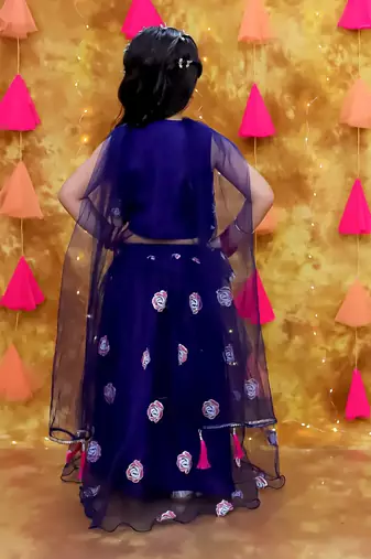 Kid1 rose bliss lehenga choli