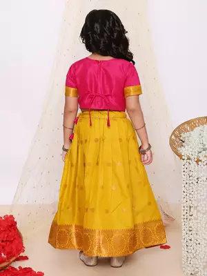 Kid1 jacquard pattu pavdai 2