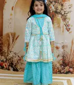 anmol kurti sharara set