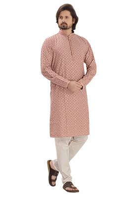 Arruga sylish sequins embroidery rayon kurta pajama 1