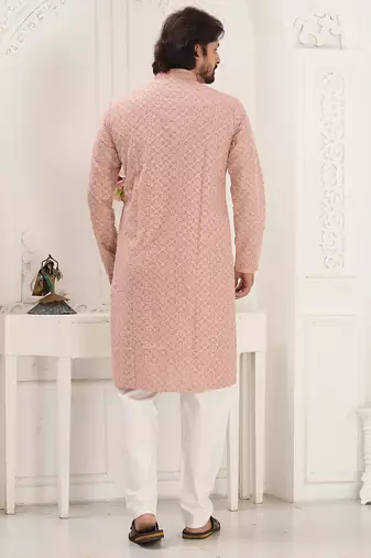 Arruga sylish sequins embroidery rayon kurta pajama