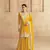Yellow chinon sakwar kameez with dupatta